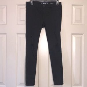 Hollister Black Ripped Jeans